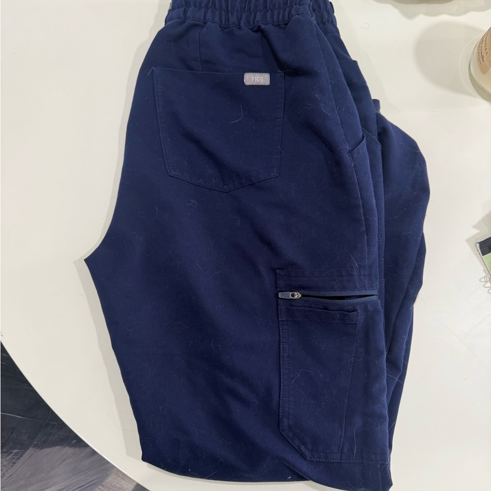 Women's Navy Blue Cargo Pants